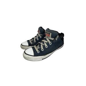 Size 4 Kids Unisex Converse All Star Shoes Blue